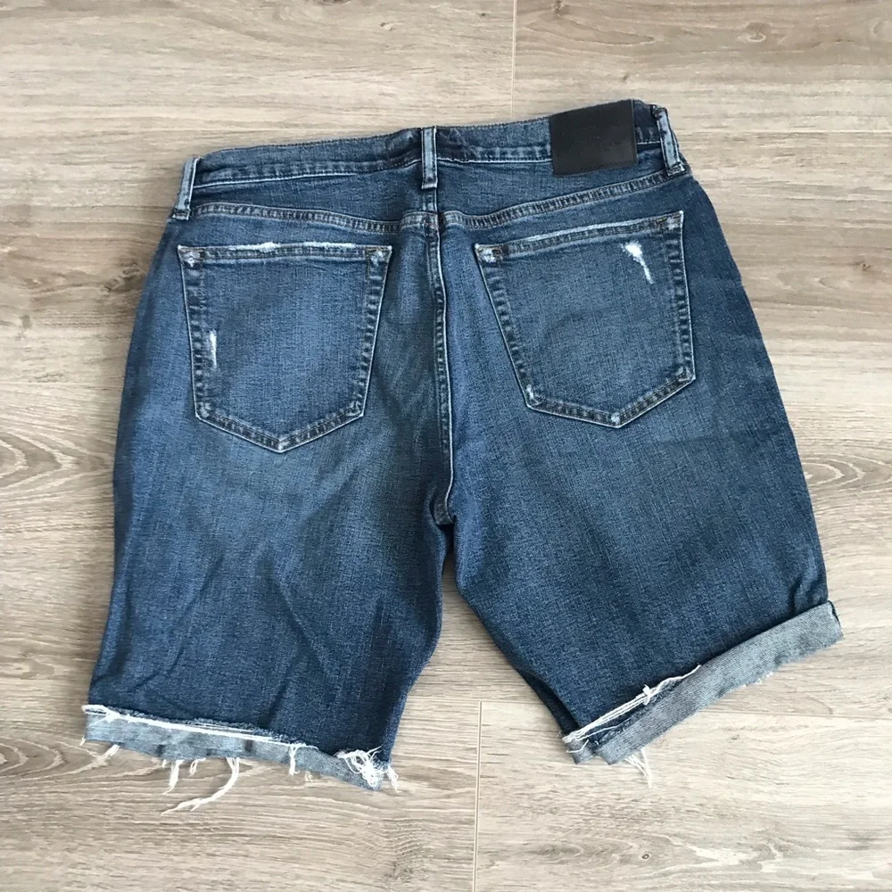 ABERCROMBIE Stretch Mens Distressed Jeans Short | 34